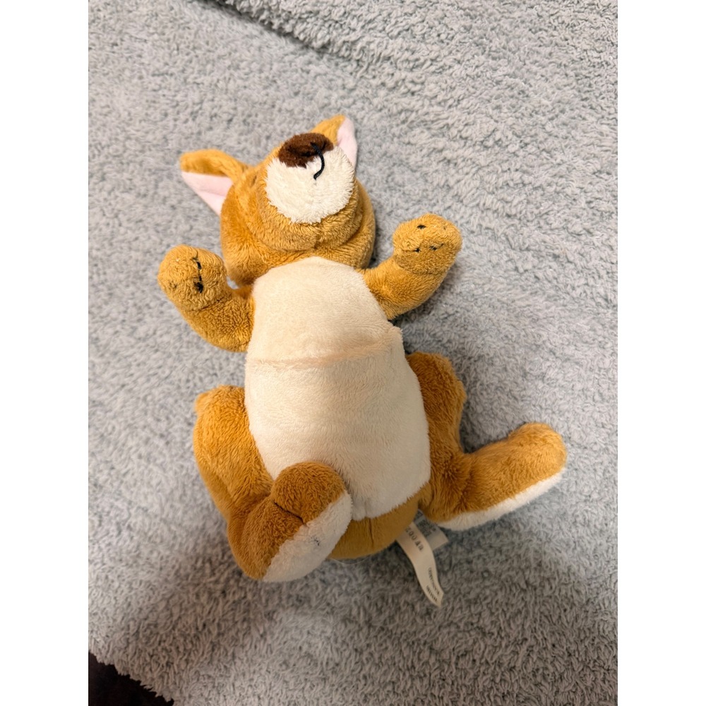 Ganz Webkinz Kangaroo Plush Stuffed Animal Brown Tan W Logo Toy HS024